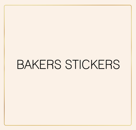 BAKERS STICKERS