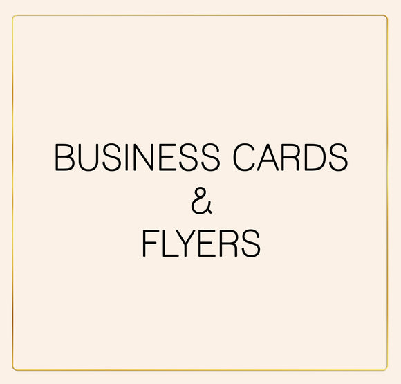 CARDS & FLYERS