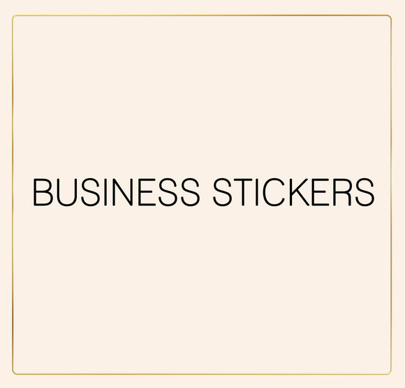 BUSINESS STICKERS