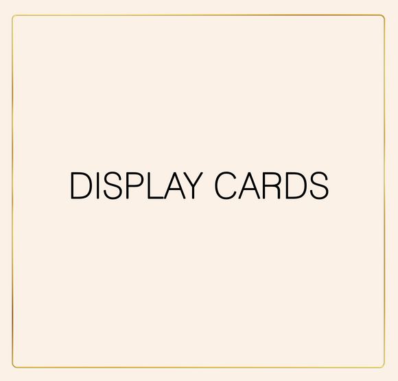 DISPLAY CARDS