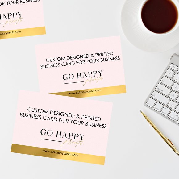 Custom Designed & Printed Business Cards