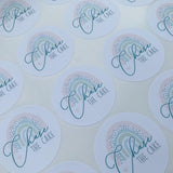 Custom Business Logo Matt Stickers - Customized Business Stationery | Cards & Flyers | Stickers | Packaging - Go Happy Prints
