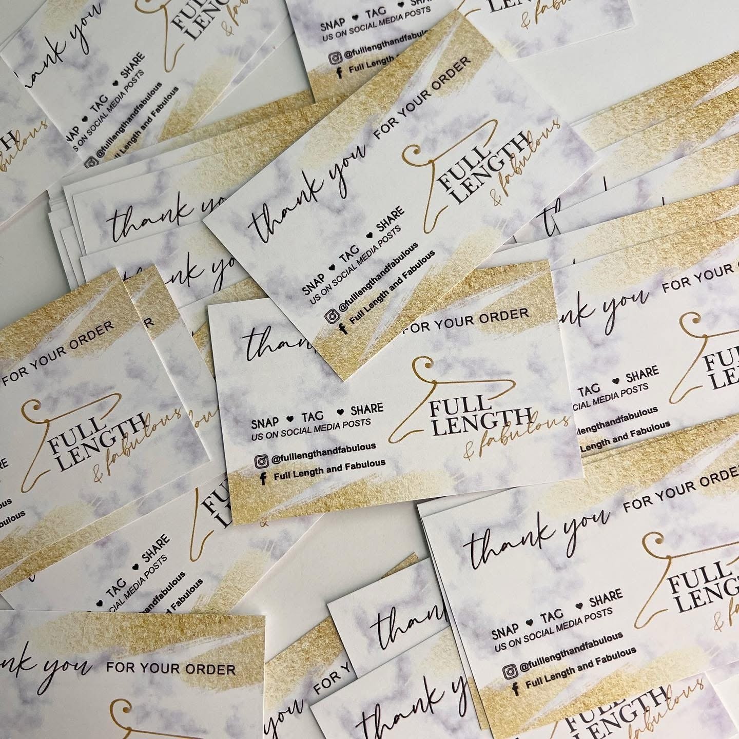 Personalised Thank you Cards