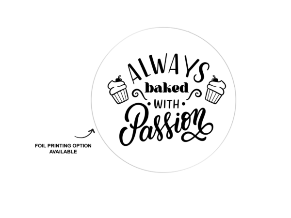 Always Baked with Love Stickers