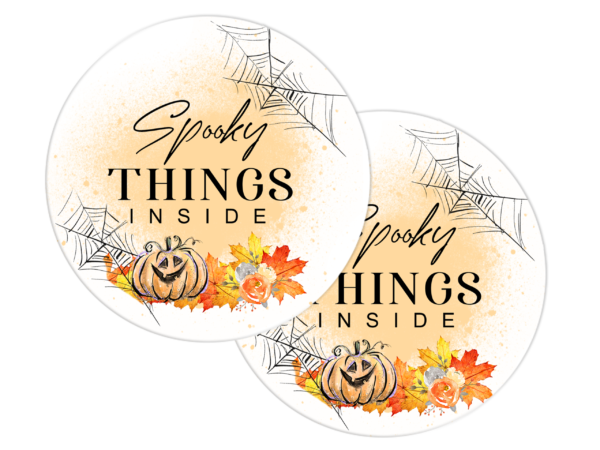 Halloween Spooky Things Inside Stickers