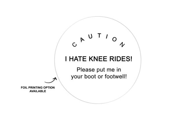 Cake Transportation Packaging Stickers