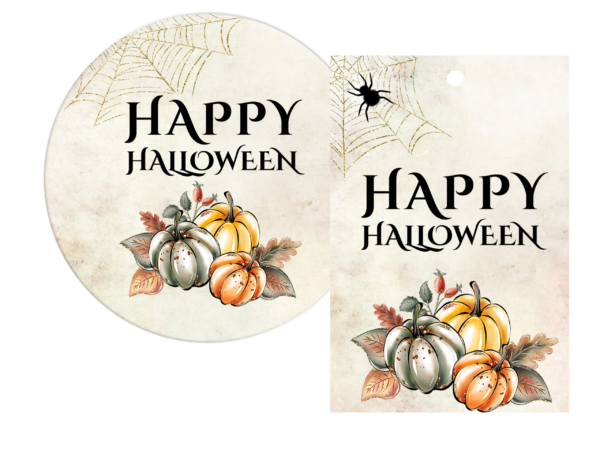 Halloween Packaging stickers & Swing Tags