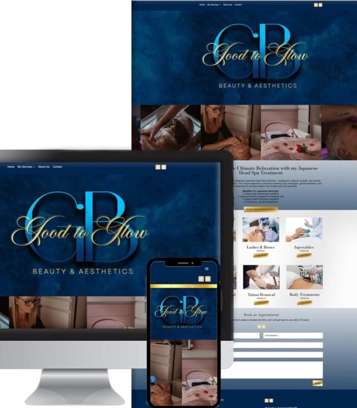 Professional beauty website design