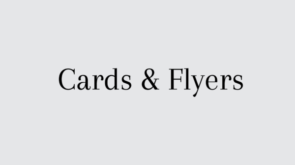 Cards & Flyers